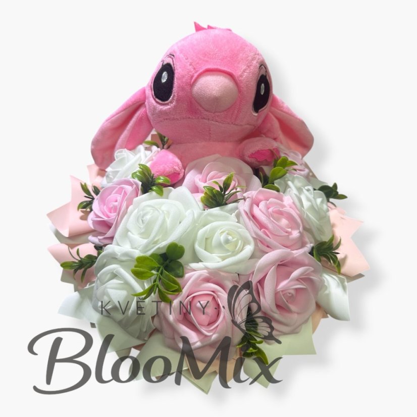 Stitch růžový box bez světýlek