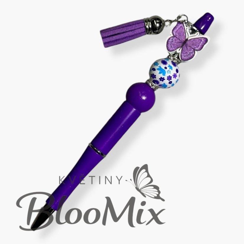 Motýlí propiska s přívěškem 🦋 – různé varianty