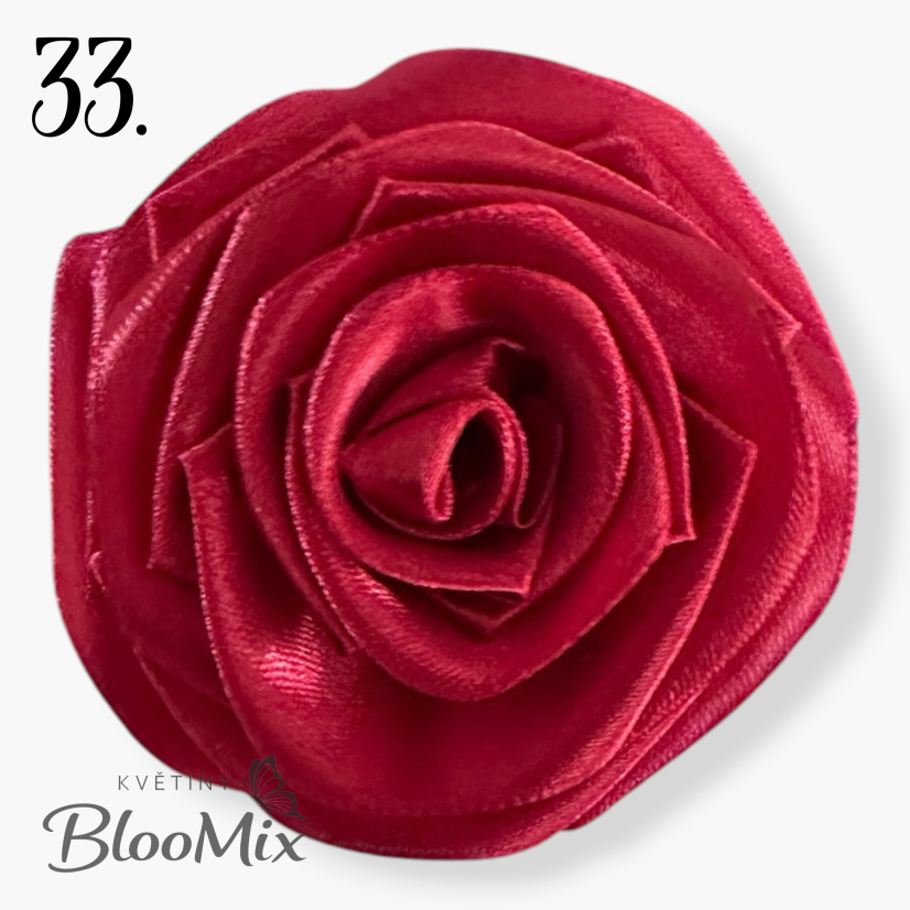 Saténová stuha burgundy (bordová) - 38mm/ 32m