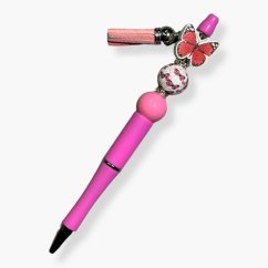 Motýlí propiska s přívěškem 🦋 – různé varianty