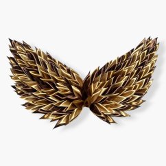 Andělská křídla ze saténové stuhy - rozpětí křídel 57 cm