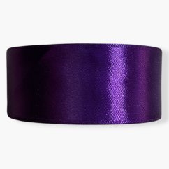Saténová stuha dark plum (tmavě plumová) - 38mm/ 32m