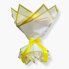 Kytice Sluneční záře: Mix žlutých a vanilkových růží