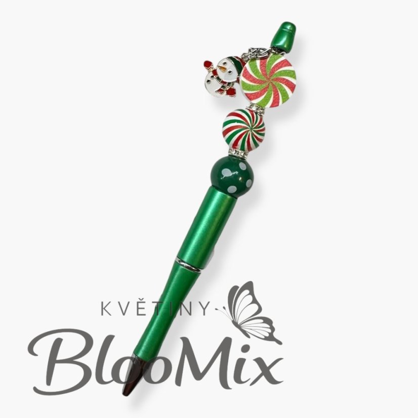 Vánoční propiska zelená– americký styl🎄různé varianty