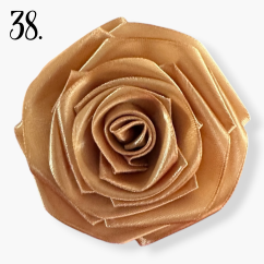 Saténová stuha gold (zlatá) - 38mm/ 32m