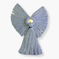 Macramé andílek na pověšení - různé varianty