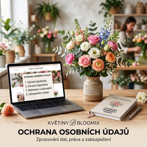 Ochrana osobních údajů v Květiny BlooMix