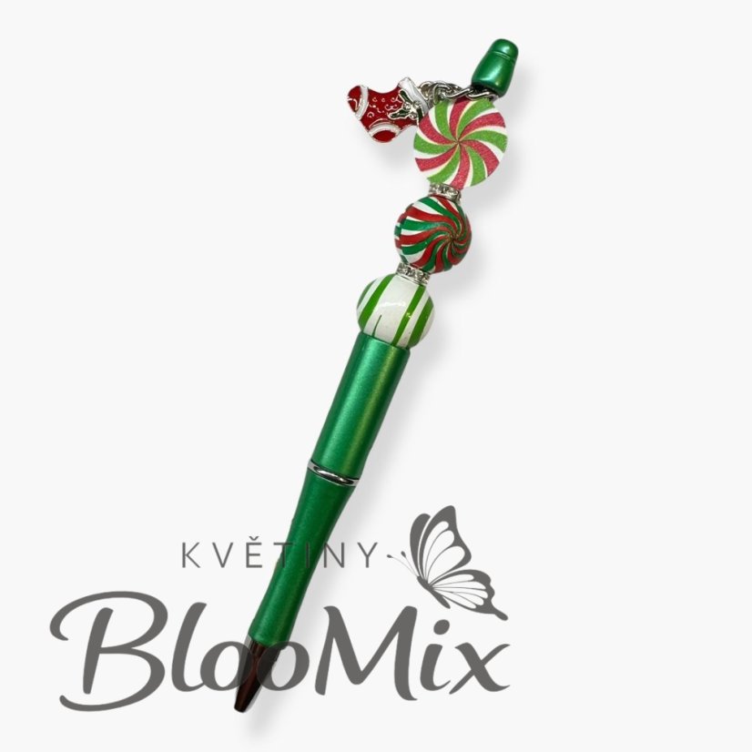 Vánoční propiska zelená– americký styl🎄různé varianty