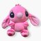 Plyšový růžový Stitch / Angel (17 cm) – Roztomilý vesmírný mazlíček