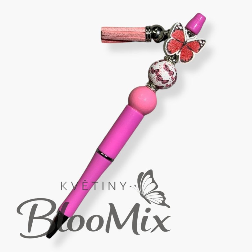 Motýlí propiska s přívěškem 🦋 – různé varianty