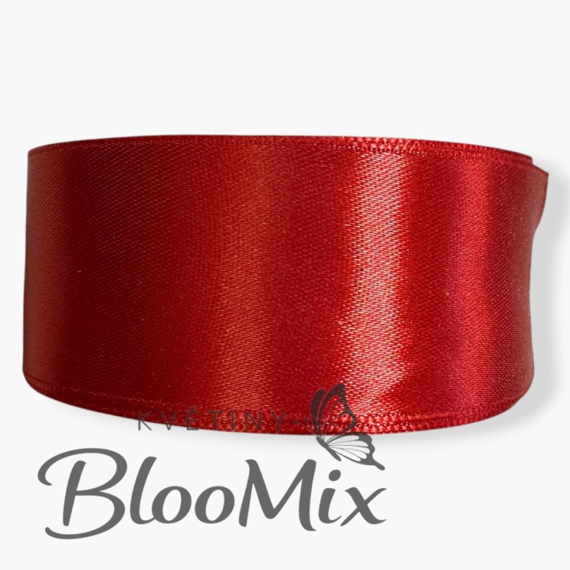 Saténová stuha red (červená) - 38mm/ 32m