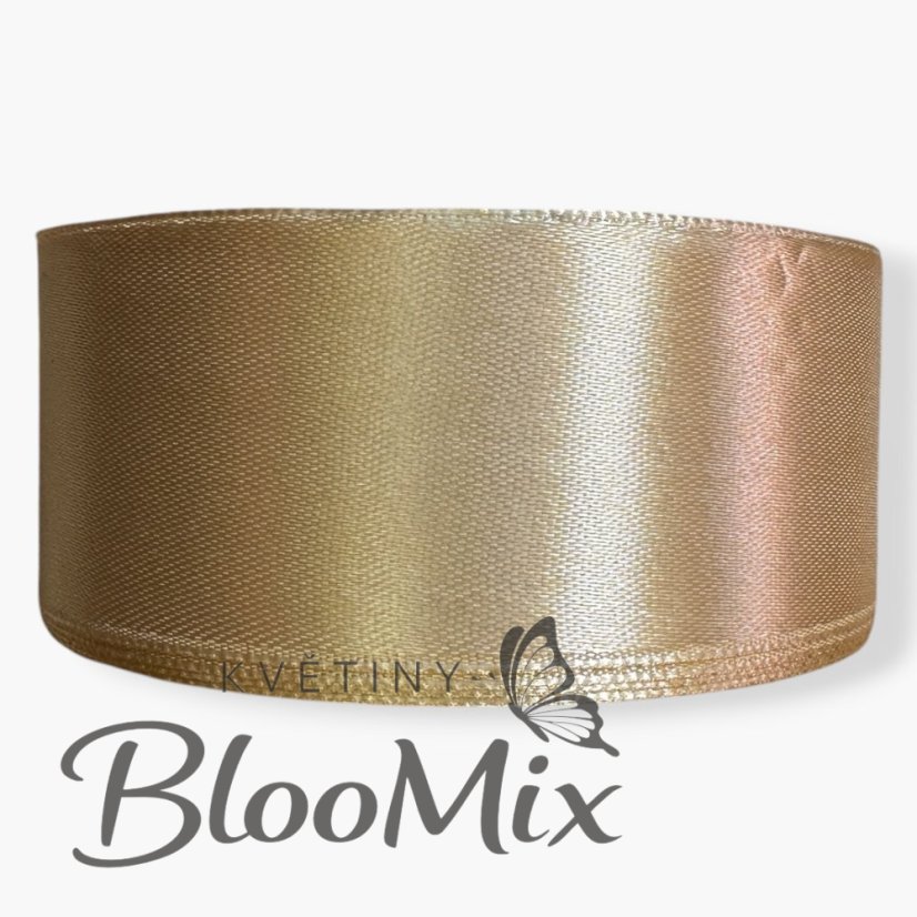 Saténová stuha beige (béžová)- 38mm/ 32m