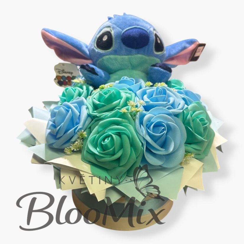 Stitch modry box bez světýlek