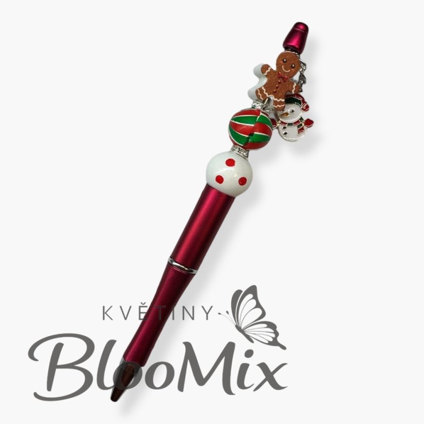 Vánoční propiska červená– americký styl🎄různé varianty