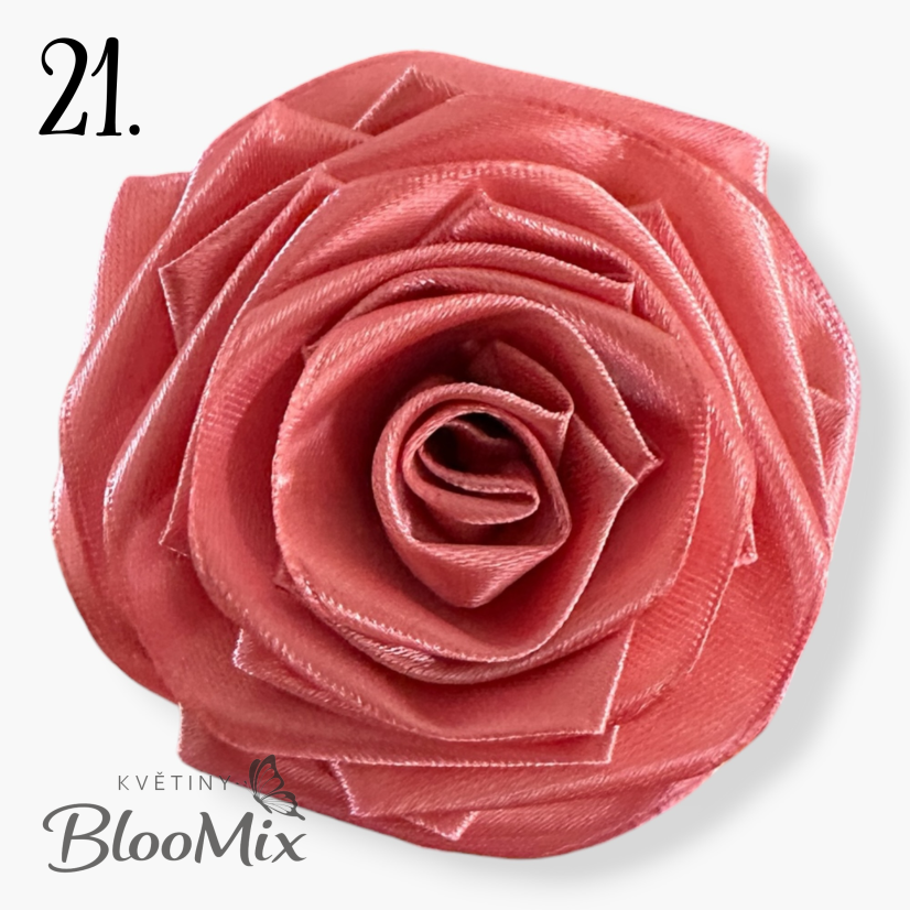 Saténová stuha venetian pink (benádská růžová) - 38mm/ 32m