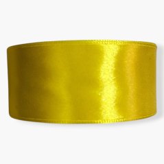 Saténová stuha yellow (žlutá) - 38mm/ 32m