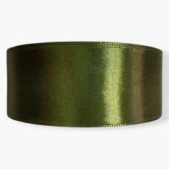 Saténová stuha dark olive (tm. olivová) - 38mm/ 32m