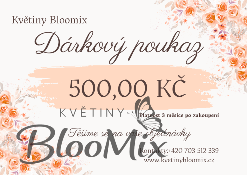 Dárkový poukaz v hodnotě 20.27 € Dárkový poukaz v hodnotě 20.27 €