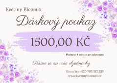 Dárkový poukaz v hodnotě 1500 Kč