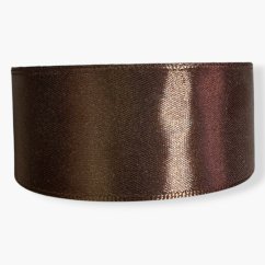 Saténová stuha brown (hnědá) - 38mm/ 32m