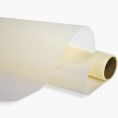 Floristická mr. fólie v roli – cream– 50 cm × 9 yardů