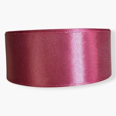 Saténová stuha cherry (starorůžová) - 38mm/ 32m