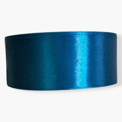 Saténová stuha dark tyrquoise (tm. tyrkysová) - 38mm/ 32m