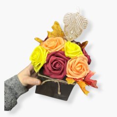 Podzimní aranžmá s žaludem – dekorace do domácnosti