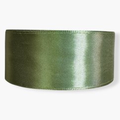 NOVINKA ! Saténová stuha pastel sage (šalvějová pastel) - 38mm/ 32m