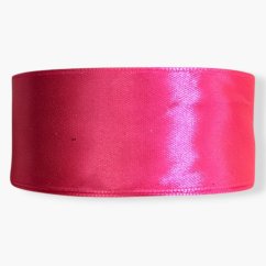 Saténová stuha dark pink (tmavě růžová) - 38mm/ 32m