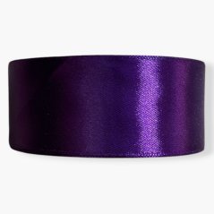 Saténová stuha dark plum (tmavě plumová) - 38mm/ 32m