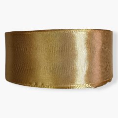 Saténová stuha gold (zlatá) - 38mm/ 32m