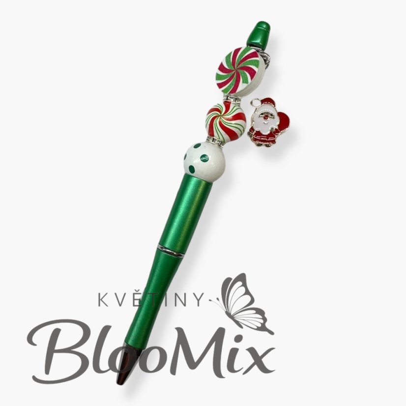 Vánoční propiska zelená– americký styl🎄různé varianty - Různé varianty: 4