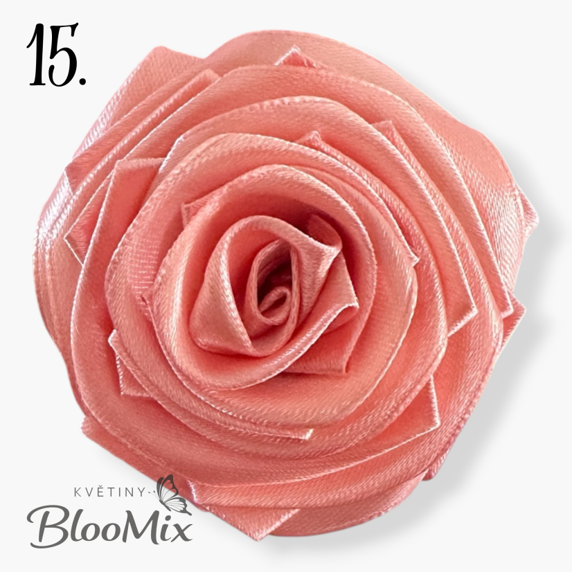 NOVINKA! Saténová stuha dirt pink (pudrová) - 38mm/ 32m